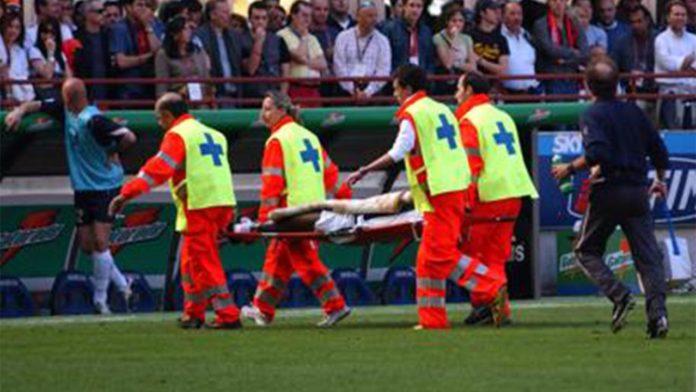 Ansia e sgomento in campo, ma Scavone è fuori pericolo