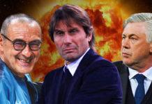 Sarri, Conte e Ancelotti: chi rischia di più il fallimento?
