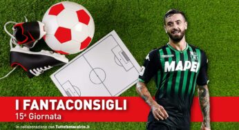 Consigli fantacalcio – 15 ° Giornata Serie A 2019/2020