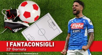 Consigli fantacalcio – 22° Giornata Serie A 2019/2020