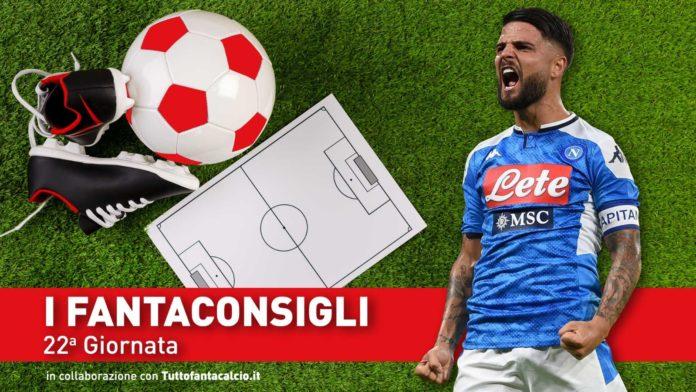 Consigli fantacalcio – 22° Giornata Serie A 2019/2020