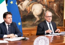 Conferenza Stampa Conte Gualtieri - Foto Ufficiale Governo