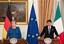 Il presidente del Consiglio incontra la Cancelliera tedesca