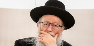 Yaakov Litzman, governo israeliano - Foto Twitter