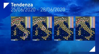 Meteo della settimana, lunedì 22 giugno ► Col. Sergio Pisani