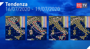 Meteo della settimana, lunedì 13 luglio ► Col. Sergio Pisani