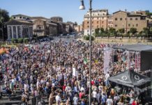 Negazionisti e no-vax a Roma: mi è sembrata una scena tristissima…