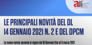 DPCM 14 GENNAIO ▷ Le nuove regole spiegate bene con le infografiche (Ali)