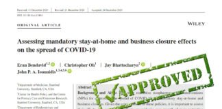 LOCKDOWN INUTILE ▷ Lo ha dimostrato lo studio di Stanford, ecco cosa c’è scritto