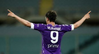 Super Vlahovic punisce una brutta, brutta, Lazio