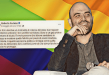 Incredibile post sulla legge Zan: ora ci pensa Saviano a disinformare tutti con le sue menzogne