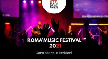 Roma Music Festival 2021, iscrizioni riaperte fino al 30 luglio e semifinali a settembre