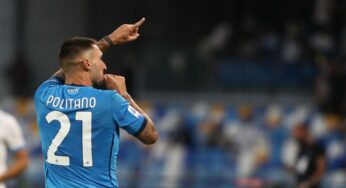 Giroud illude il Diavolo, Politano e Raspadori lo riacciuffano: Milan e Napoli impattano 2 a 2
