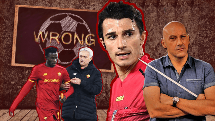 La Roma e i cartellini: – E il modo ancor m’offende… – ▷ La Bacchettata del Prof. Marcacci