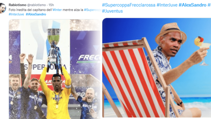 “Alex Sandro, spazzala!” ▷ Il web impazzisce dopo l’errore del terzino in Supercoppa