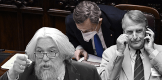 Contri e Meluzzi le cantano a Draghi: demolito il discorso a Zelensky ▷ “Ha recitato una parte ridicola”