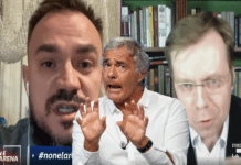 Minacce di morte a ‘Non è l’Arena”: il reporter ucraino la spara grossa, la regia fa anche peggio