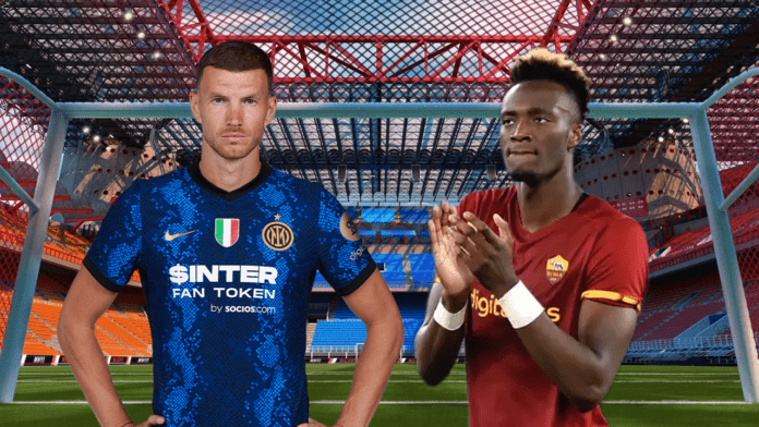 Inter-Roma: Dzeko e Abraham a confronto ▷ Il dibattito live sui bomber pronti alla sfida di San Siro
