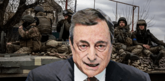 Draghi rompe gli indugi: arrivano le misure demenziali sulla guerra. Si ripete il copione del Covid