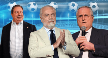 De Laurentiis, Lotito e Gaucci ▷ Storia della multiproprietà nel calcio italiano con i suoi protagonisti