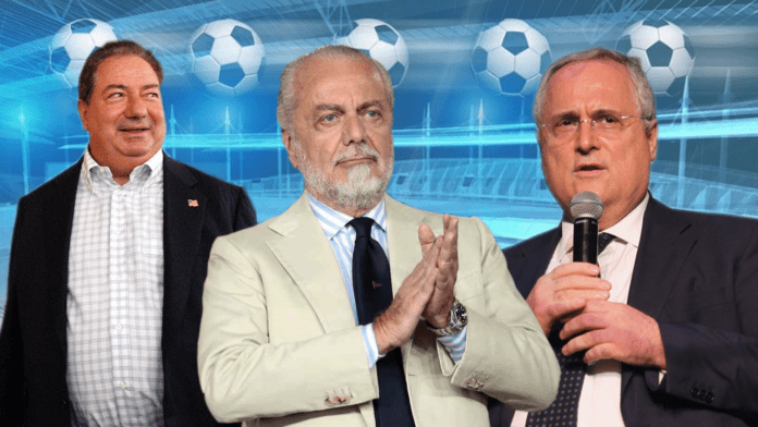 De Laurentiis, Lotito e Gaucci ▷ Storia della multiproprietà nel calcio italiano con i suoi protagonisti