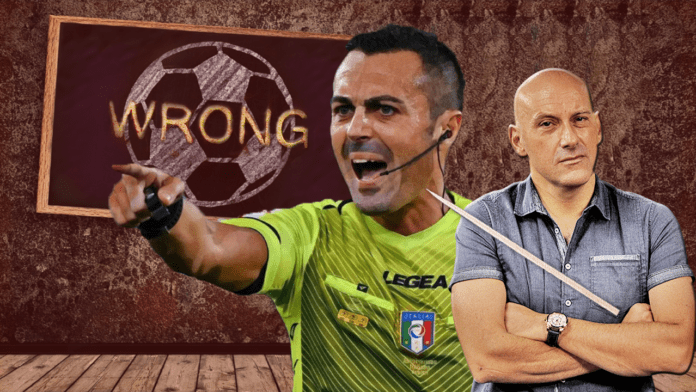 Arbitri, molto poco Di Bello ▷ La bacchettata del Prof. Marcacci