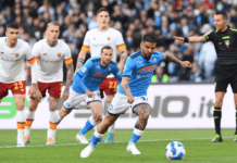 Napoli – Roma 1-1: i giallorossi acciuffano il pareggio nel finale ▷ Ferrajolo: “Gol in zona Mourinho” napoli roma