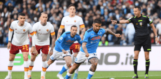 Napoli – Roma 1-1: i giallorossi acciuffano il pareggio nel finale ▷ Ferrajolo: “Gol in zona Mourinho” napoli roma