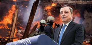 Deve essere chiaro: Draghi ha già di fatto venduto l’Italia. Siamo in guerra, anche se la chiamano pace