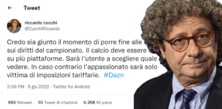 DAZN aumenta i prezzi ▷ Riccardo Cucchi: “Sistema calcio in collisione, non si può scaricare tutto sulle spalle degli utenti”