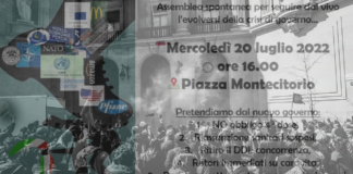 Quarta dose, scatta la protesta a Montecitorio ▷ Varvara: “Battaglia per la liberazione del popolo” manifestazione crisi