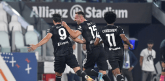 Juve all’inglese contro lo Spezia: a segno Vlahovic ancora su punizione e Milik