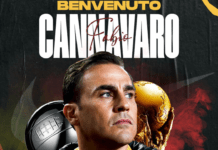 Il Benevento annuncia Fabio Cannavaro: oggi la presentazione del nuovo mister
