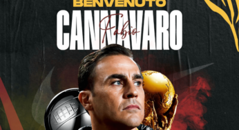 Il Benevento annuncia Fabio Cannavaro: oggi la presentazione del nuovo mister