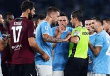 Lazio furiosa tra il ko con la Salernitana e la squalifica di Milinkovic ▷ Acceso dibattito sul giallo al Sergente