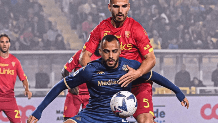 Lecce e Fiorentina si dividono la posta al Via del Mare: Kouame risponde a Ceesay