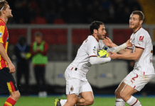 Il Milan inciampa a Lecce: rossoneri acciuffano il 2-2 Crediti: https://twitter.com/SoloMilan68/status/1614341160587124738/photo/1
