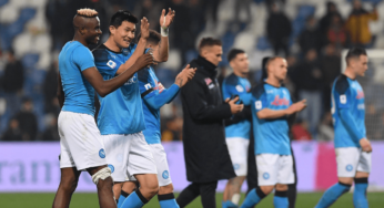 Sassuolo – Napoli, tutto O.K. per la squadra di Spalletti