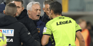 Deferito l’arbitro Serra, il fischietto del “vaffa” a Mourinho