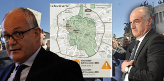 Monta la protesta contro la ZTL “Zona rossa” ▷ Michetti: “Manifesta illogicità con maschera green”