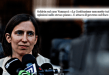 Scivolone Schlein: parla di Costituzione ma demolisce l’articolo 3 ▷ “In un mondo normale sarebbe a casa”