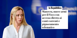 Parte il terrorismo sui conti correnti ▷ Una fake news mutata in notizia: “Meloni lo sa?”