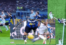 Frendrup-Barella: per Ayroldi è rigore ▷ La polemica in diretta: “Vuoi dire che simula?”, “Sì”