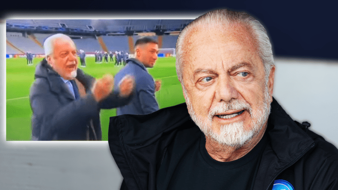 De Laurentiis irrompe nell’intervista Sky a Politano ▷ Sabatini: “Neanche nei film di Oronzo Canà certe cose”