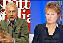 Travaglio scatenato da Lilli Gruber ▷ “Sento un’aria di regime che è partita dai tempi del virus”