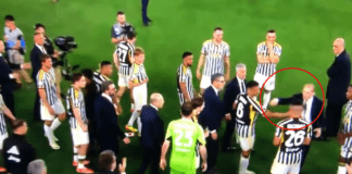 Allegri scatenato, gesto di stizza in direzione di Giuntoli: “Via, via!”