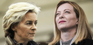 Meloni appoggerà la Von der Leyen? Ed ecco che anche la destra si inginocchia al potere