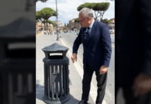 Roma, arriva Cestò ▷ Michetti: “Possibile che ora è una notizia inaugurare un cestino?”
