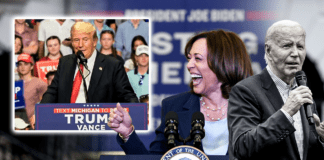 Le reazioni al forfait di Biden: Trump lancia la prima bordata a Kamala Harris