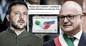 L’ira dell’ambasciata ucraina sui manifesti anti-odio a Roma ▷ Duranti: “Se rimossi lo denunceremo”